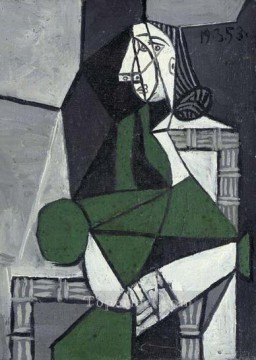 パブロ・ピカソ Painting - 座る女性 1926年 パブロ・ピカソ